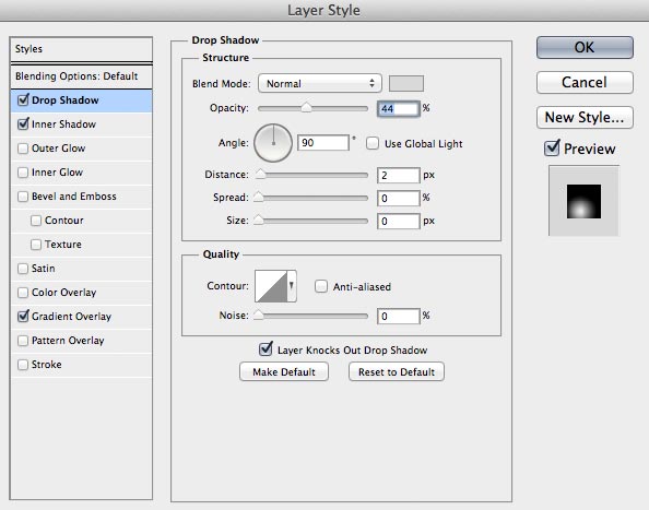 Drop Shadow Photoshop: Siri Icon