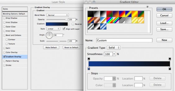 Gradient Overlay Photoshop: Siri Icon