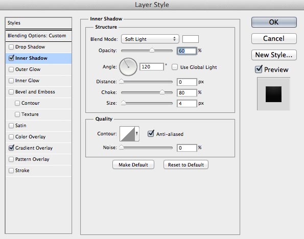 Back Inner Shadow Tutorial + PSD: Skyrim Icon