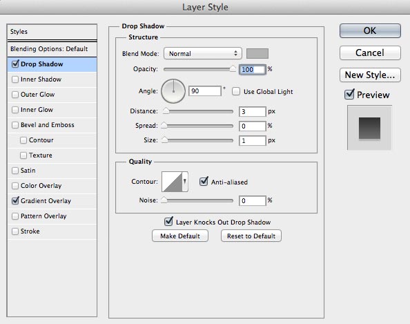 Bevel Drop Shadow Tutorial + PSD: Skyrim Icon