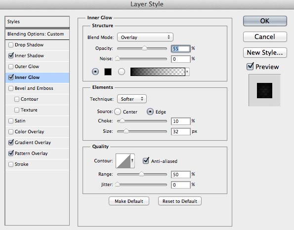 Middle Glow Tutorial + PSD: Skyrim Icon