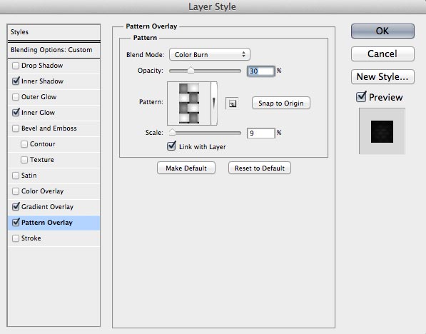 Middle Pattern Tutorial + PSD: Skyrim Icon