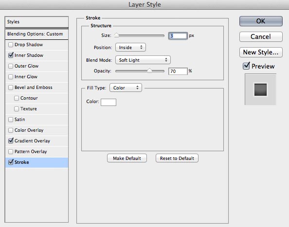 Silver Stroke Tutorial + PSD: Skyrim Icon