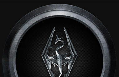 Skyrim Tutorial + PSD: Skyrim Icon