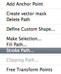 Stroke Path Option Photoshop: Abstract Fireworks