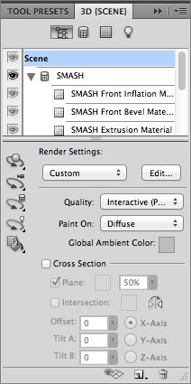 Photoshop: Theater Text (SMASH)
