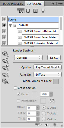 Photoshop: Theater Text (SMASH)