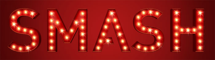 Photoshop: Theater Text (SMASH)