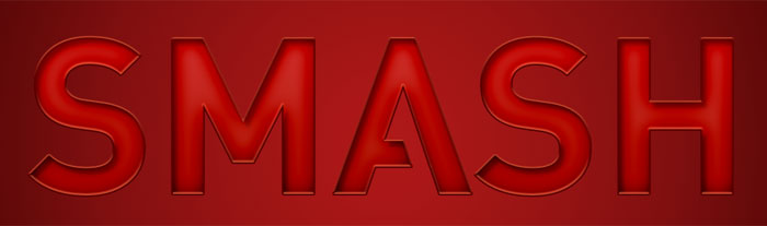 Photoshop: Theater Text (SMASH)
