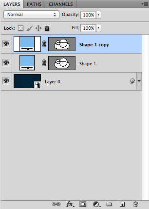 Photoshop: Cloud Icon