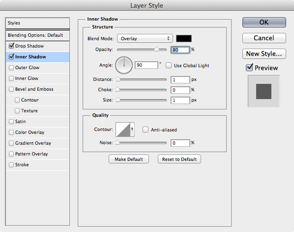 Inner Shadow Photoshop: Search Bar