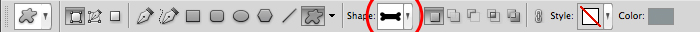 Shape Options Photoshop: Search Bar